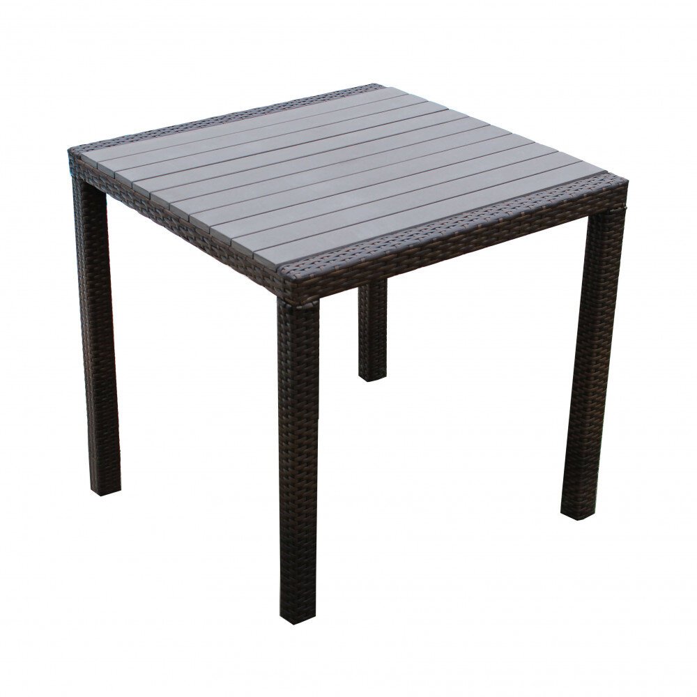 Tavolo da Giardino con Rattan Sintetico cm 80×80 – CORBIN