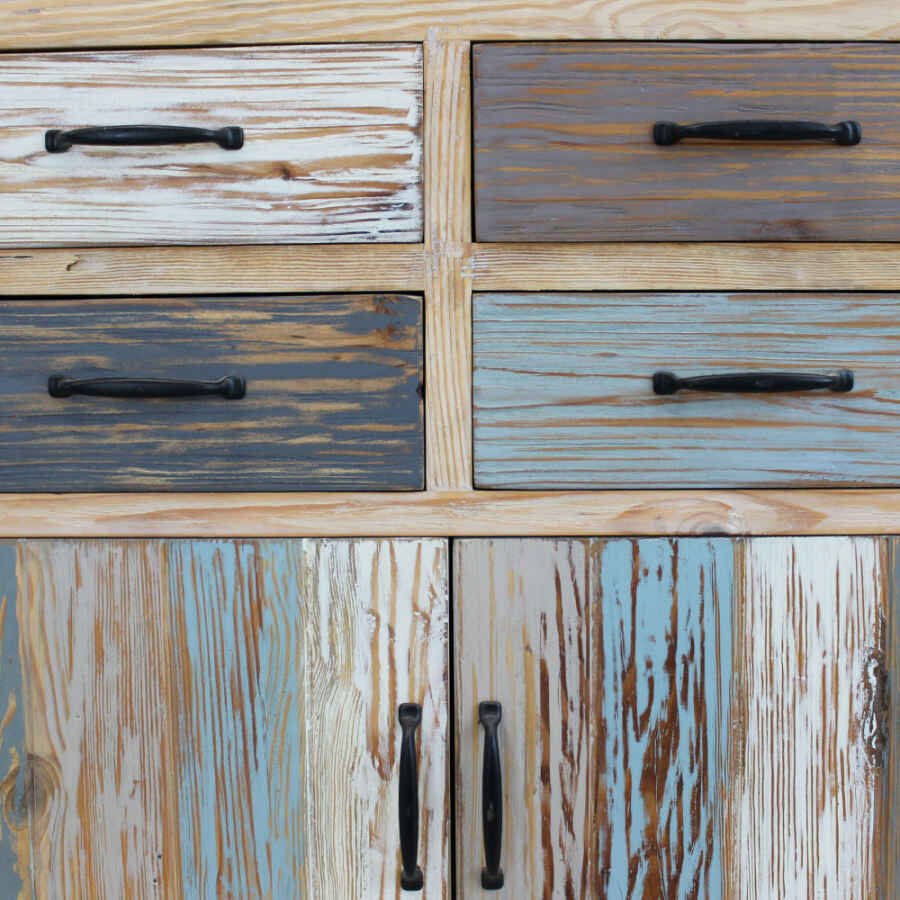 Credenza colorato in Legno cm 78x39x93 – FREDDY