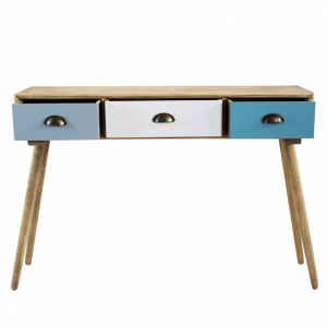 Scrivania multicolor in Legno cm 110x30x78,5 – TEL