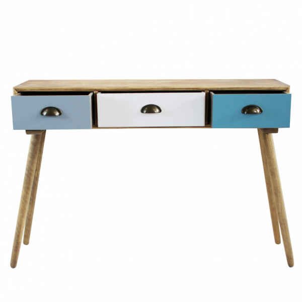 Scrivania multicolor in Legno cm 110x30x78,5 – TEL
