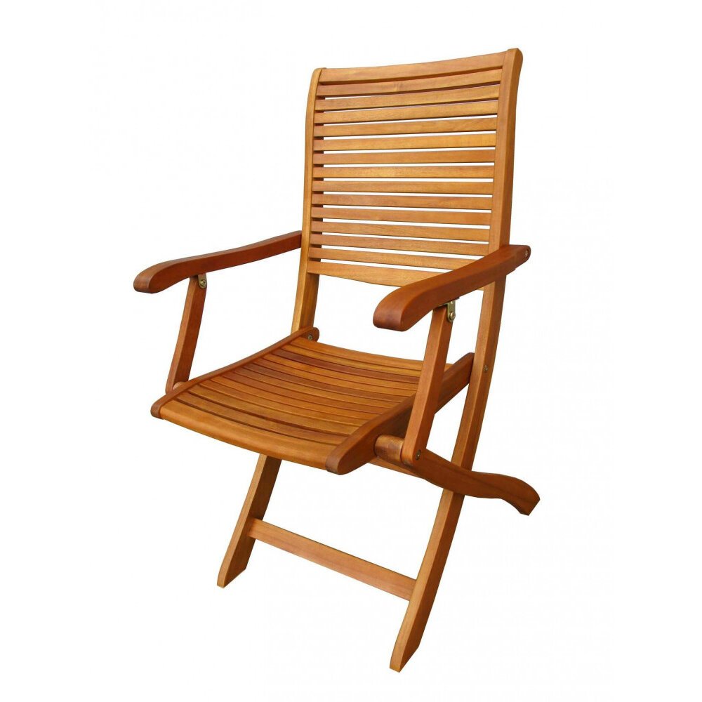 Poltrona da Giardino Pieghevole in Legno,Acacia cm 55x64x94 – HAL
