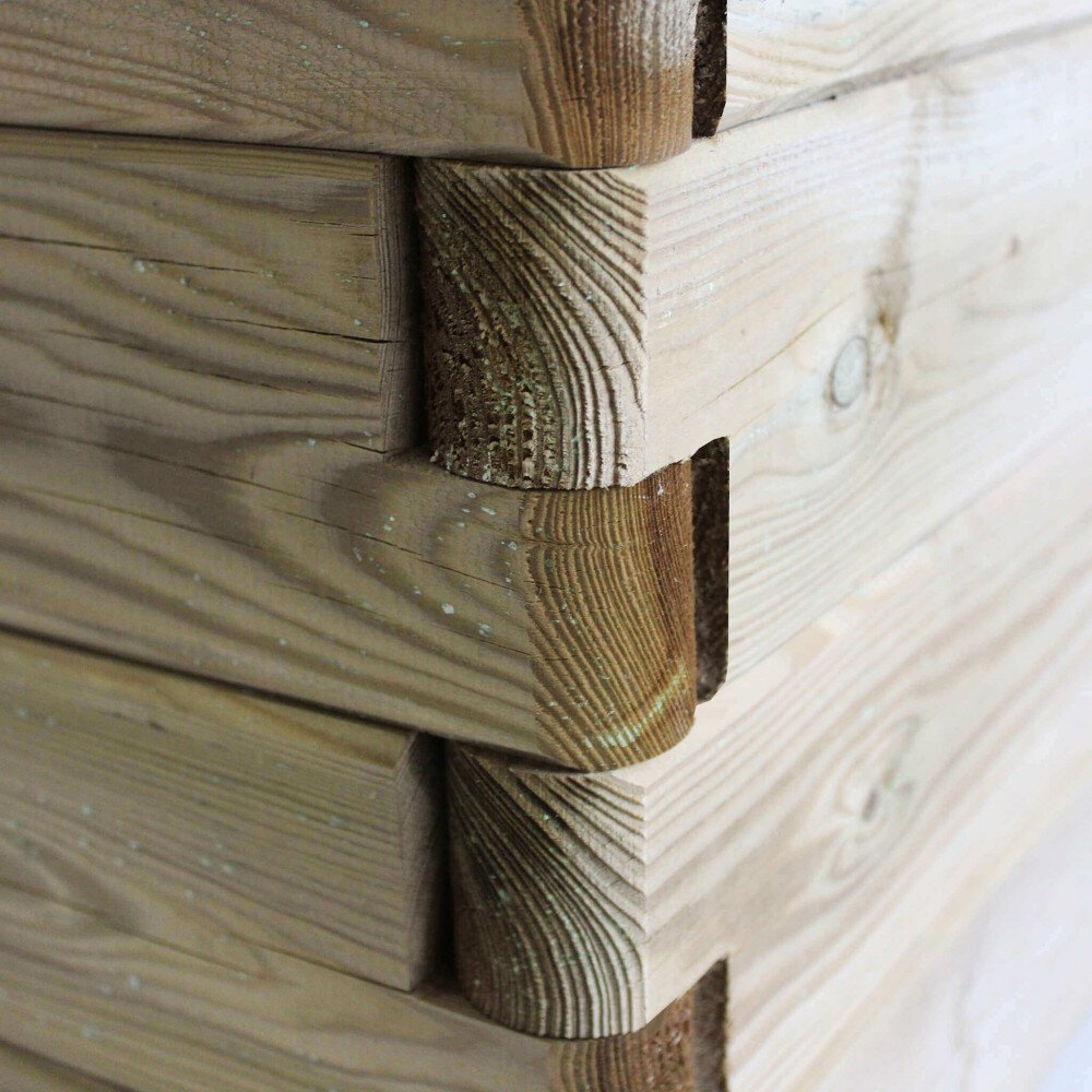 In Legno da Giardino 60x40x40 h in cm 60x40x40 – FLOWER