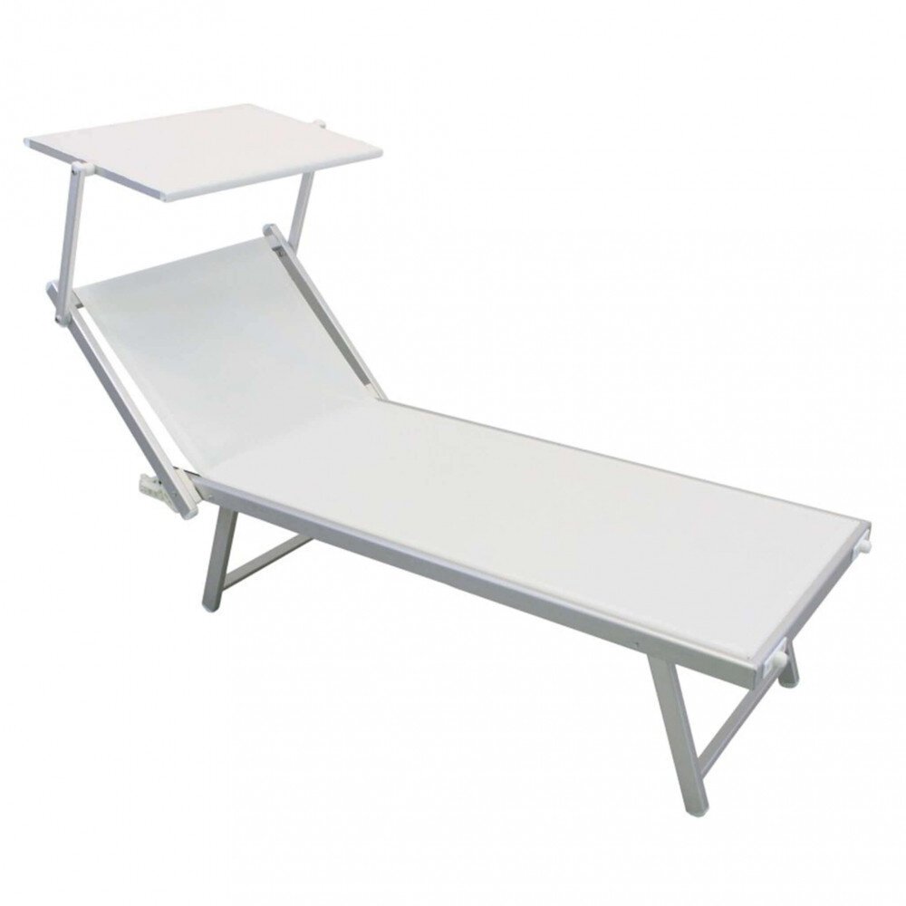 Lettino mare prendisole Pieghevole in Alluminio,Textilene cm 186x61x38 – BOSS
