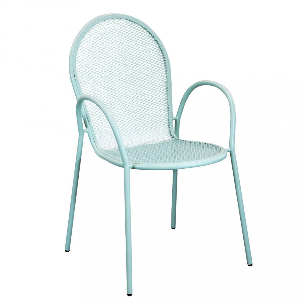 Poltrona da Giardino Impilabile in Acciaio cm 51x61x90 – JOEL