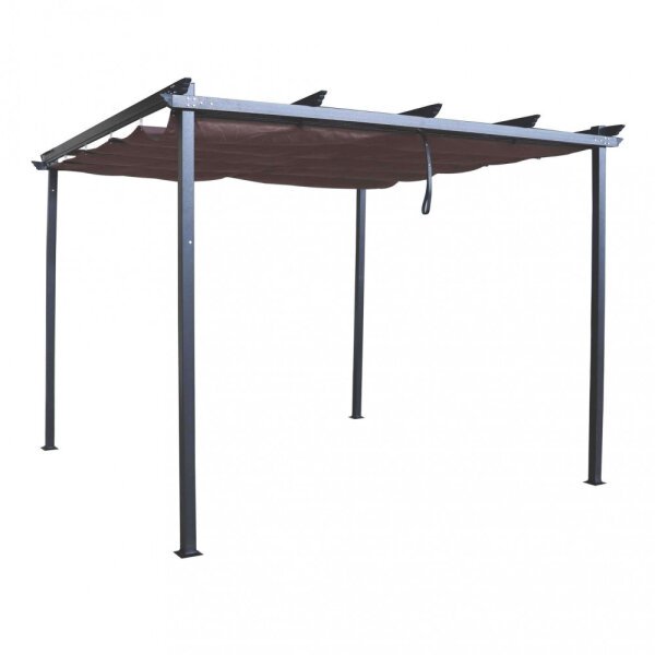 Gazebo da Giardino 3×3 in acciaio,poliestere – BRENNAN