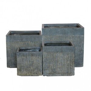 Set di vasi in Fibra sintetica cm 37x37x32 – DONNY