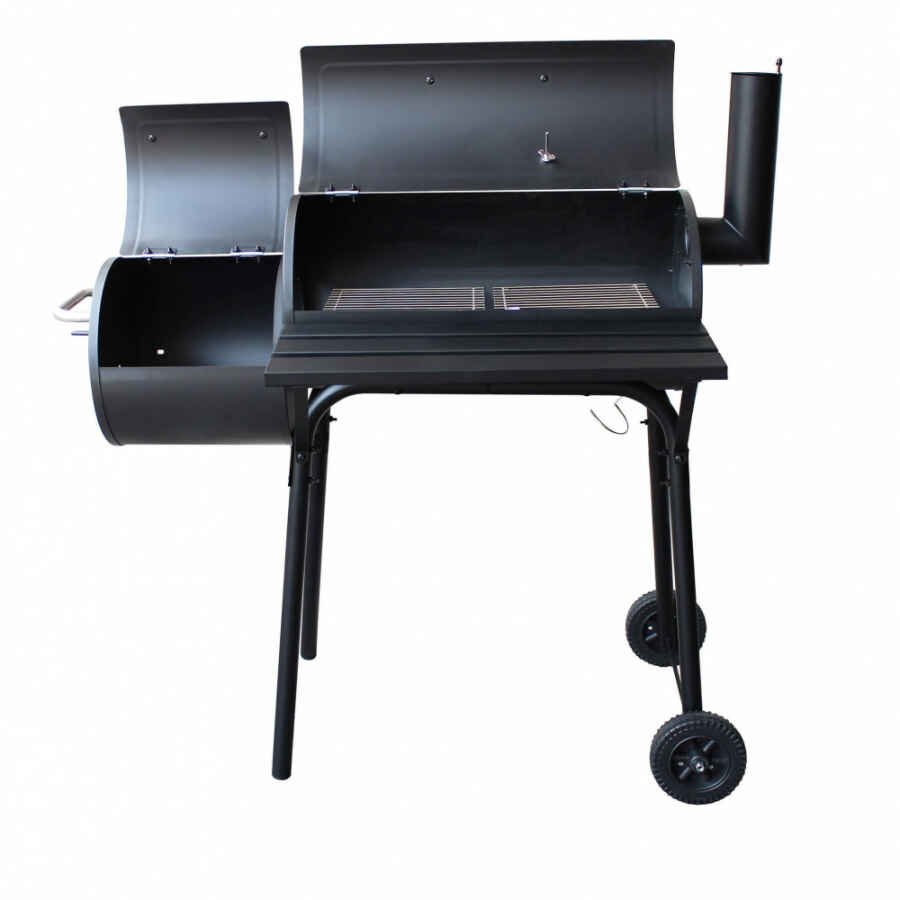 Barbecue a Carbonella con Affumicatore in Acciaio cm 110x66x114 – RIBS
