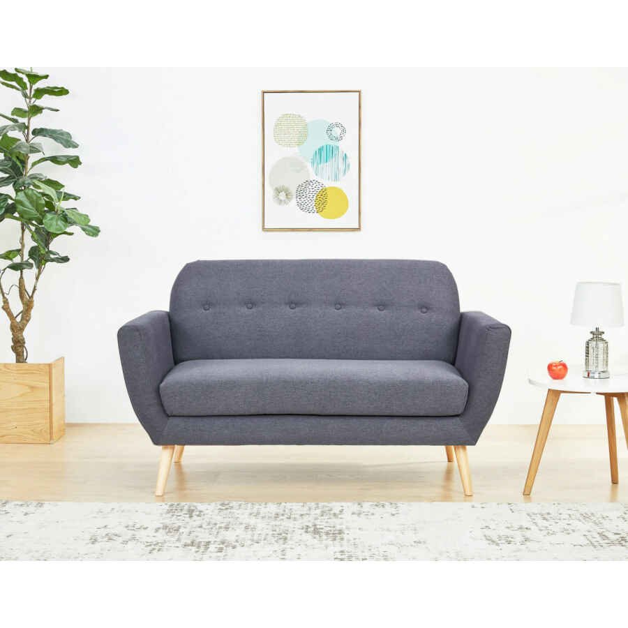 Divano due posti Scandinavo in Tessuto cm 147x79x86 – SILENTE