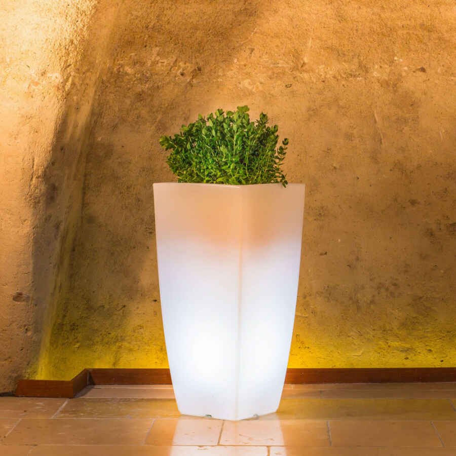 Vaso luminoso in Polipropilene cm 40x40x70 – RAYMOND
