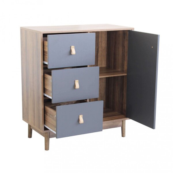 Mobiletto in Truciolare cm 80x39x90 – ISADOR