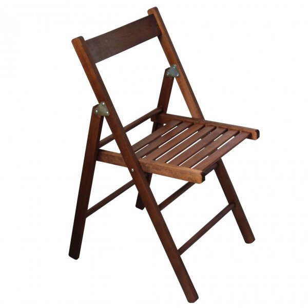 Sedia da Giardino Pieghevole Salvaspazio in Legno cm 88x43x40 – WELDON
