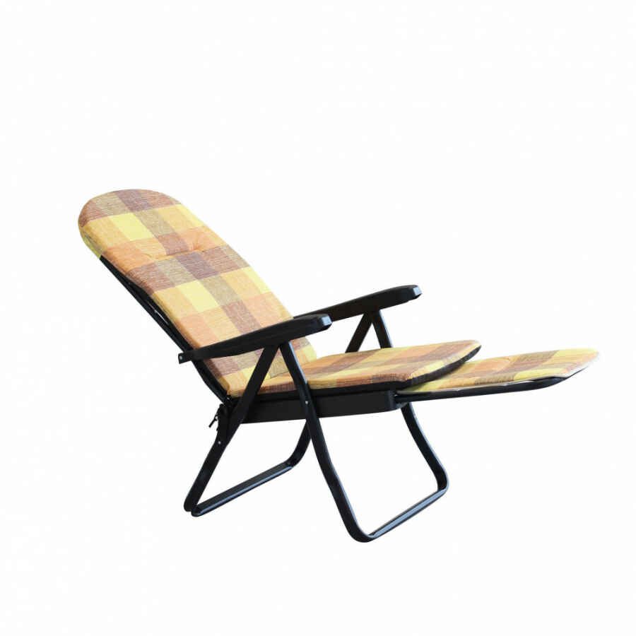 Poltrona Sdraio relax reclinabile in Tessuto cm 155x60x60 – QUENTIN