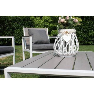 Salotto da Giardino 4 posti con cuscini in Alluminio,Polywood – ANTHONY