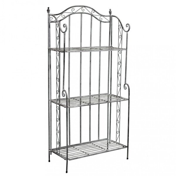 Eatagere bianco ossidato in Acciaio cm 60x32x128 – NARDI