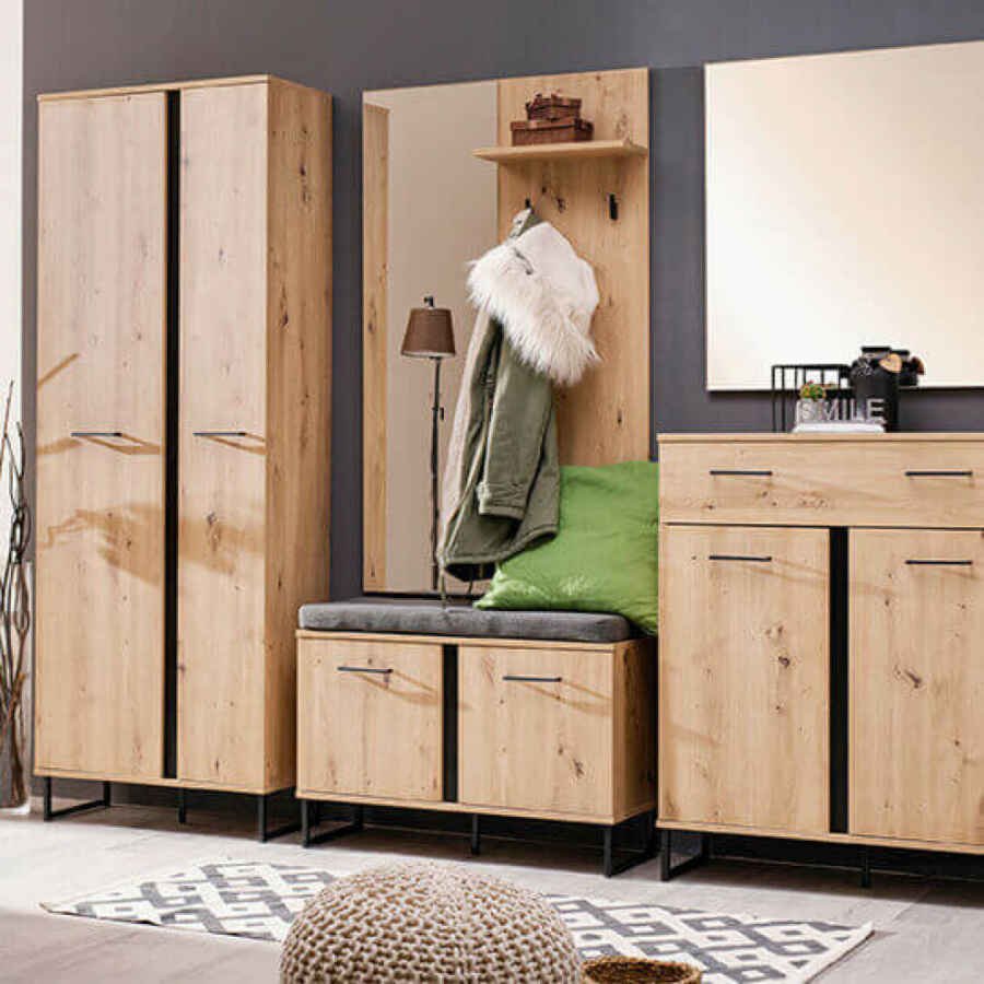 armadietto per ingresso con cuscino cm 84,5 x 35 x 54,5 h – ZENWOOD