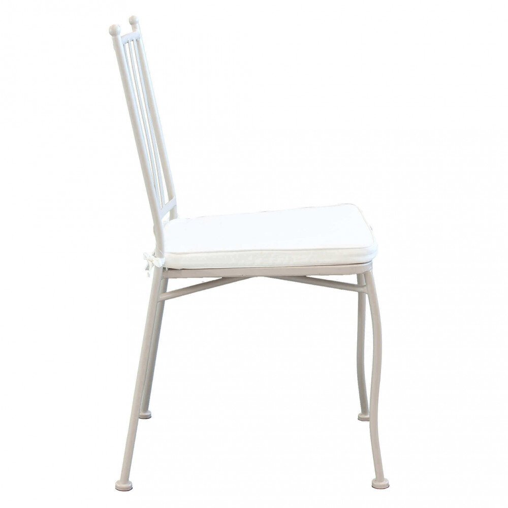 Sedia da Giardino con cuscino in Acciaio cm 41x53x90 – NEVIL