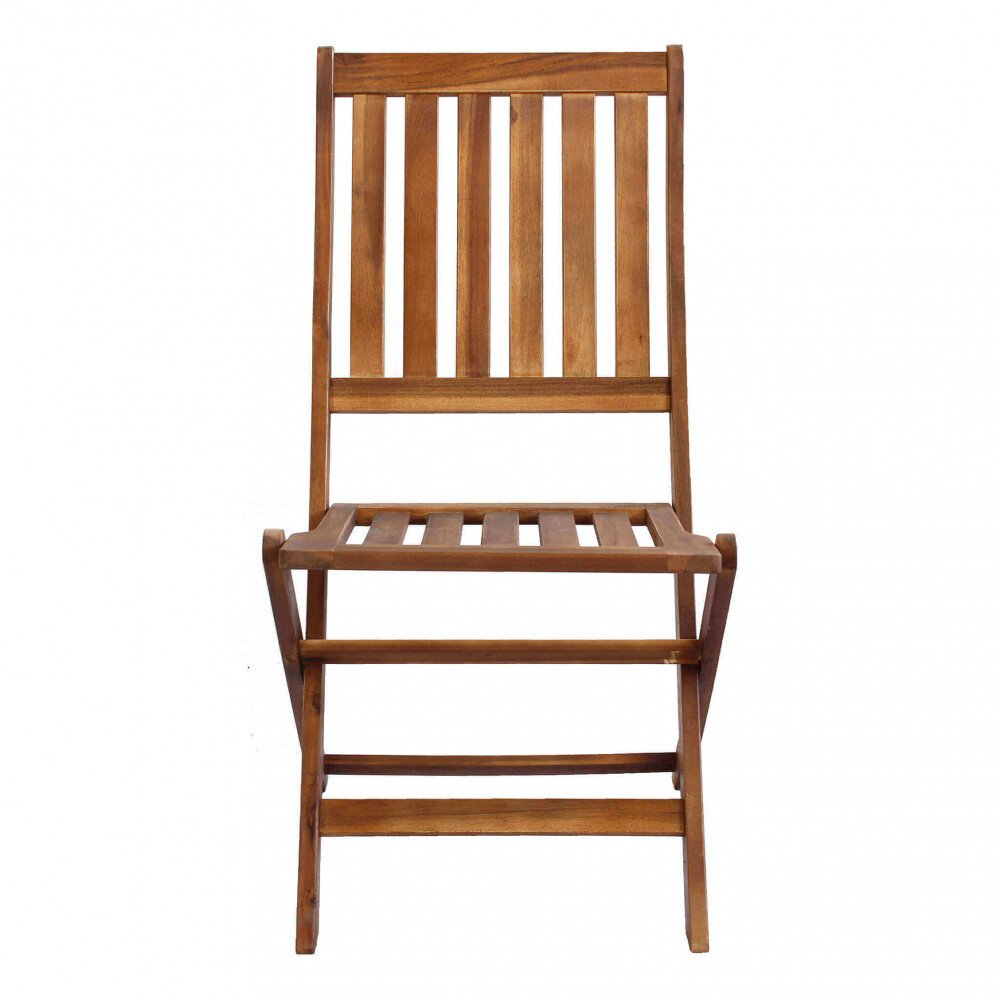 Sedia da Giardino Pieghevole in Legno,Acacia cm 46x57x91 – TYRIK
