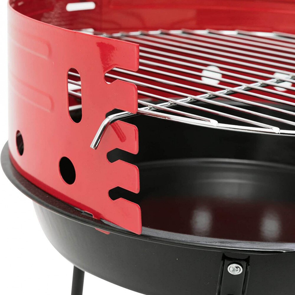 Barbecue a Carbonella con griglia in Acciaio cm 35,5×35,5×32 – TENNYSON