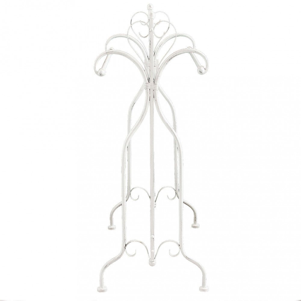 Porta asciugamani stile provenzale verniciato in Acciaio cm 68x37x90 – SEBASTIAN