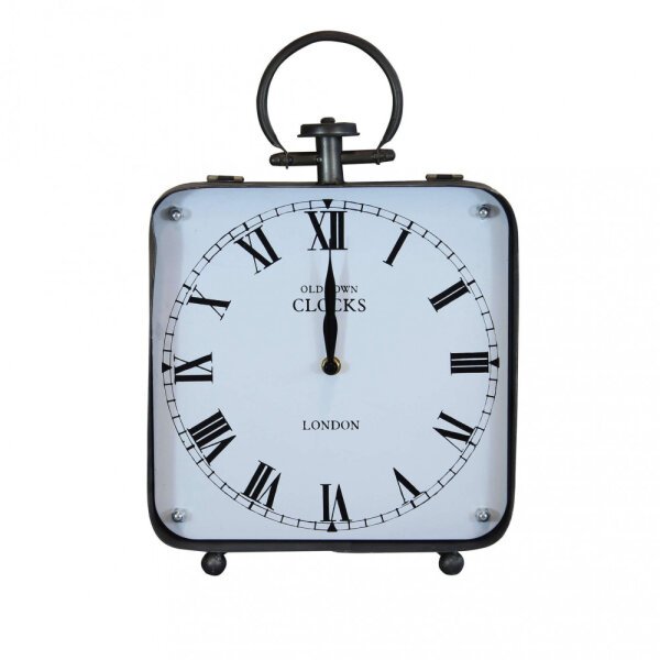 Orologio da appoggio in Acciaio,Vetro cm 25,5×7,5×38,5 – DUANE