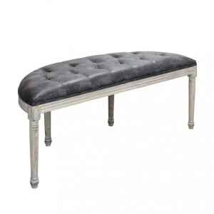 Panca vintage in ecopelle Fondoletto in Legno cm 125x45x48 – LISA