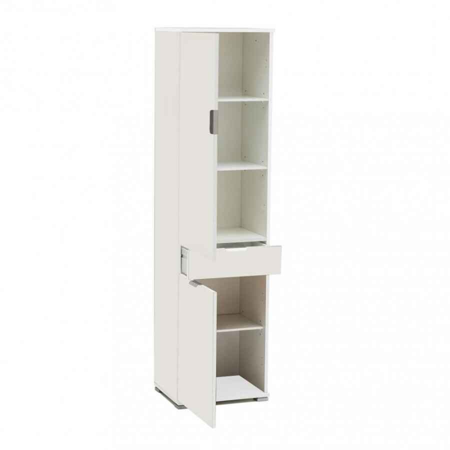 Armadio con 2 ante e un cassetto in Truciolare cm 45x38x174 – GREIG