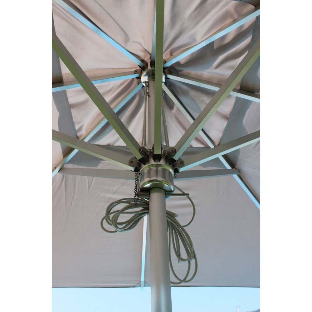 Ombrellone da Giardino 3×4 palo centrale in alluminio,poliestere – DAVIE