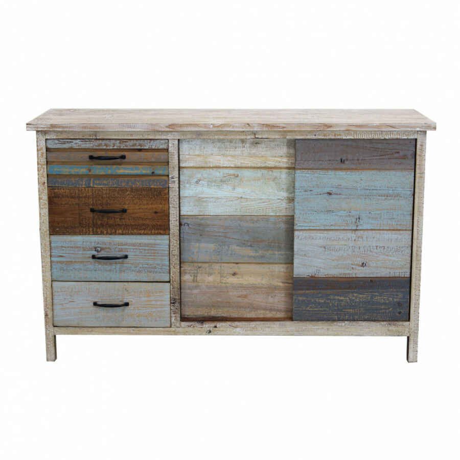 Credenza colorato in Legno cm 140x40x82 – FREDDY