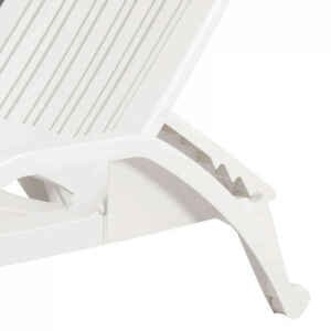 Lettino da Giardino con ruote in Policarbonato cm 190x71x46 – MAX