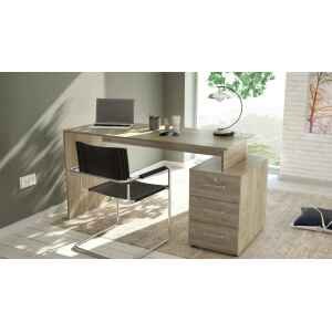 Scrivania Moderna effetto Legno in Truciolare cm 138x76x60 – DYLAN