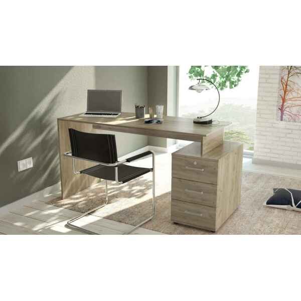 Scrivania Moderna effetto Legno in Truciolare cm 138x76x60 – DYLAN