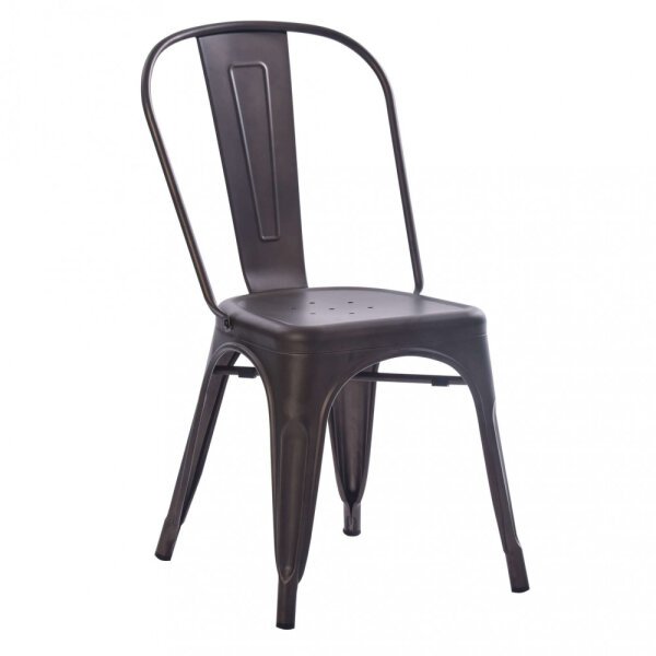 Sedia per Sala da Pranzo Industrial in Acciaio cm 35x45x85 – METAL