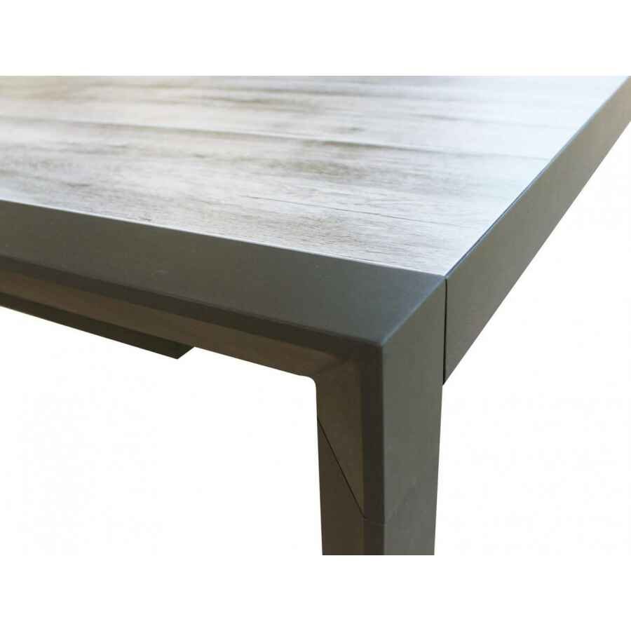 Tavolo da Giardino piano in Ceramica in Alluminio,Gress cm 175×100,5×75 – FALK