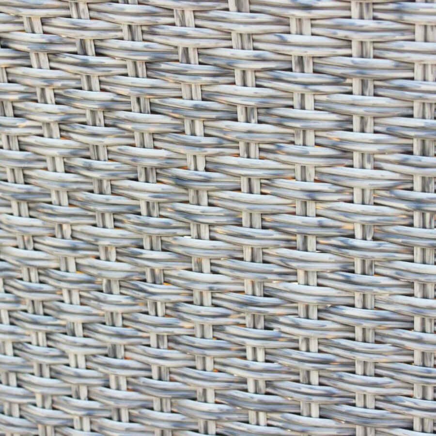 Salotto da Giardino con cuscini 4 posti in Alluminio,Wicker – BRODY
