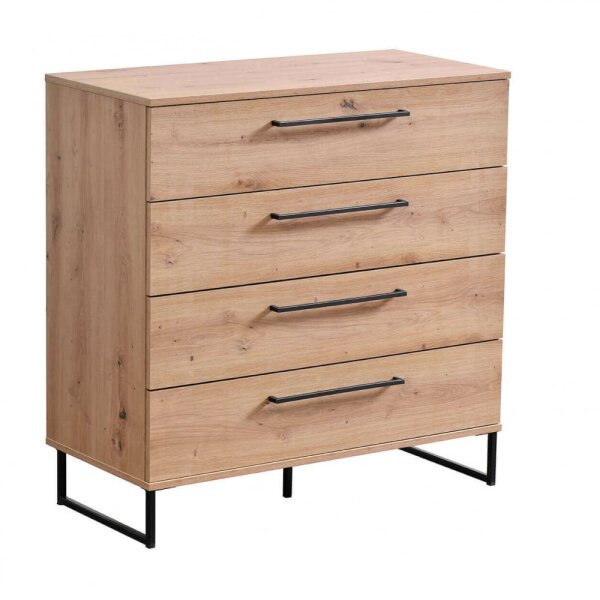 cassettiera moderna 4 cassetti cm 91,5 x 42 x 92,5 h – ZENWOOD