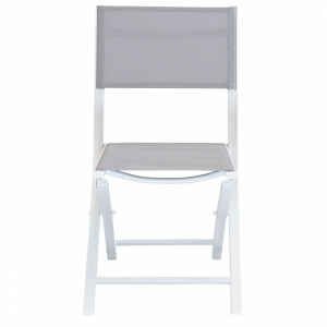 Sedia da Giardino Pieghevole in Alluminio,Textilene cm 58x46x85 – NIVEK