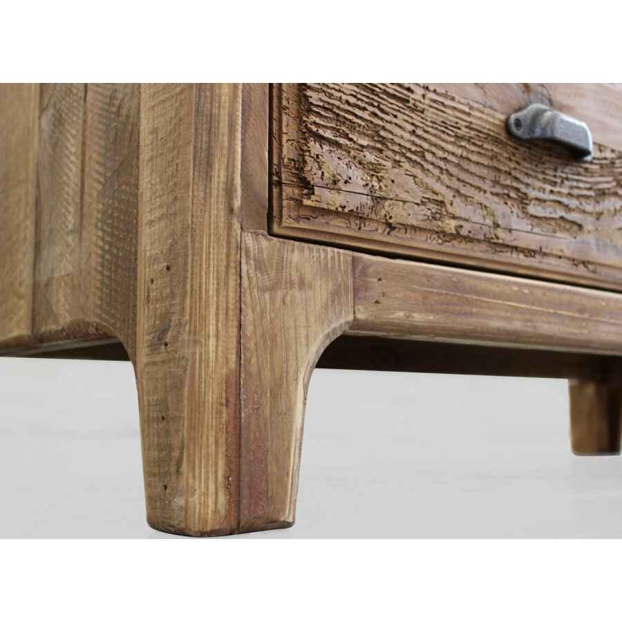 Cassettiera con 10 cassetti in Pino riciclato cm 105x48x113 – LYNDON