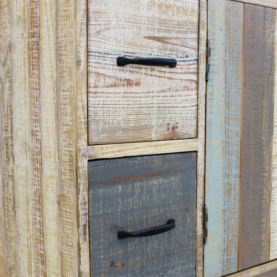 Credenza colorato in Legno cm 131x40x77 – FREDDY