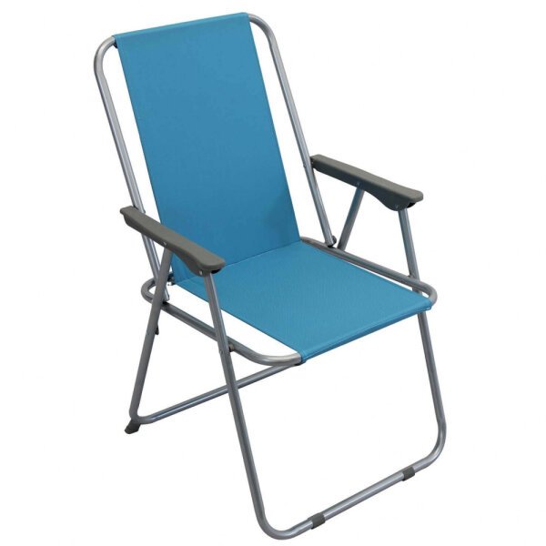 Poltrona da spiaggia colore casuale in Acciaio,Oxford cm 52x37x78 – FULTON