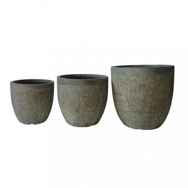 Set di vasi in Fibra sintetica cm 44x44x44 – STIRLING