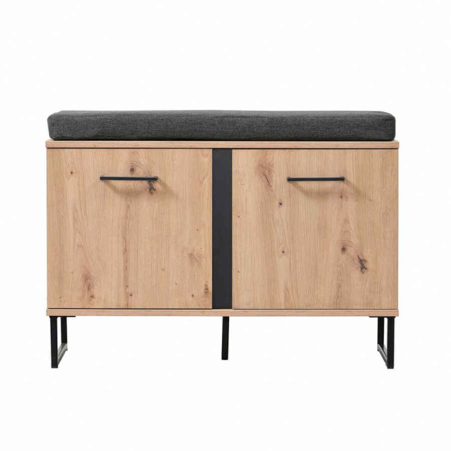 armadietto per ingresso con cuscino cm 84,5 x 35 x 54,5 h – ZENWOOD