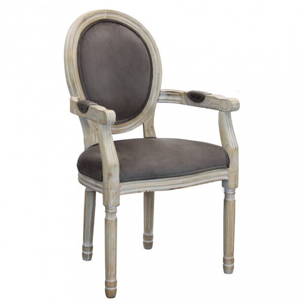 Poltrona vintage in Legno cm 46x55x96 – OVAL BACK