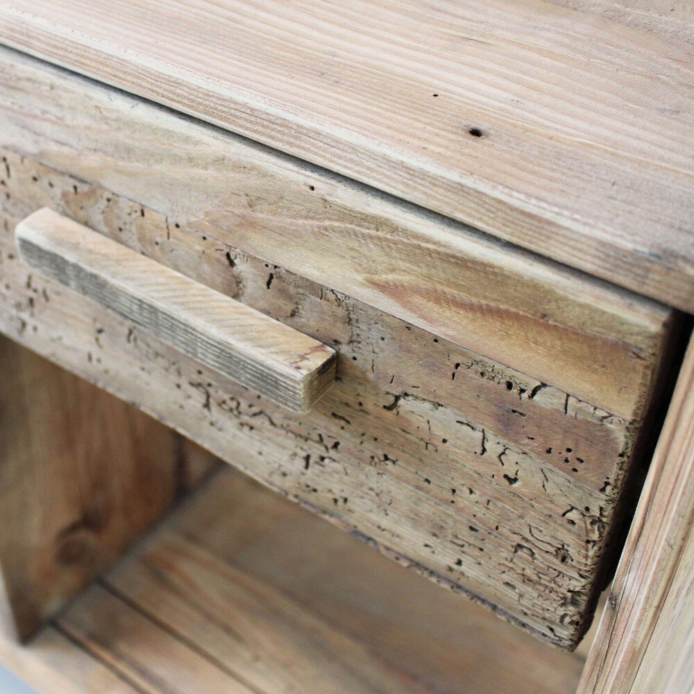 Libreria con 6 ripiani in Pino riciclato cm 120x40x110 – PINE