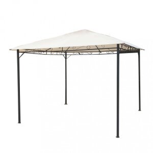 Gazebo da Giardino 3×4 con pareti laterali in acciaio,poliestere – LOUIE