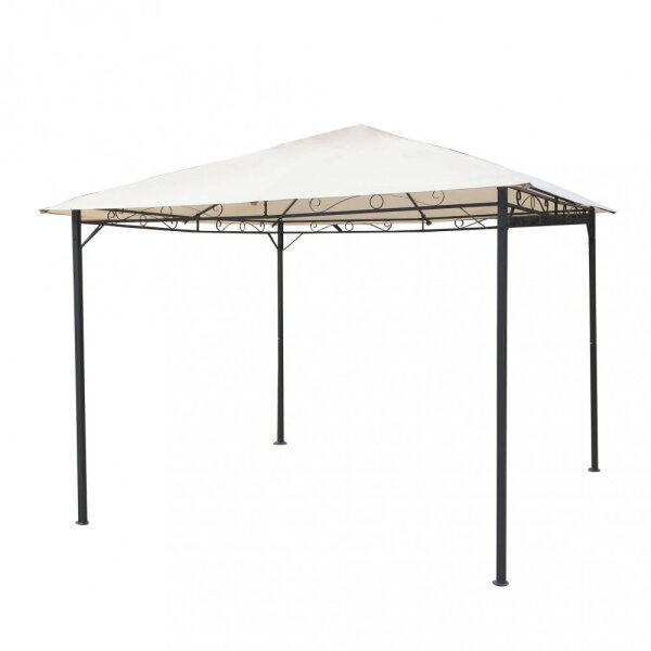 Gazebo da Giardino 3×4 con pareti laterali in acciaio,poliestere – LOUIE