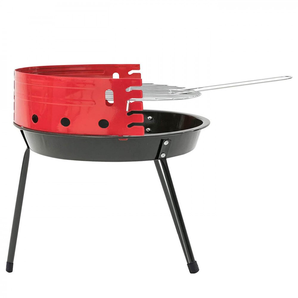 Barbecue a Carbonella con griglia in Acciaio cm 35,5×35,5×32 – TENNYSON