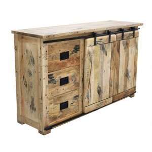 Madia Industrial in Legno cm 150x45x90 – BEIL