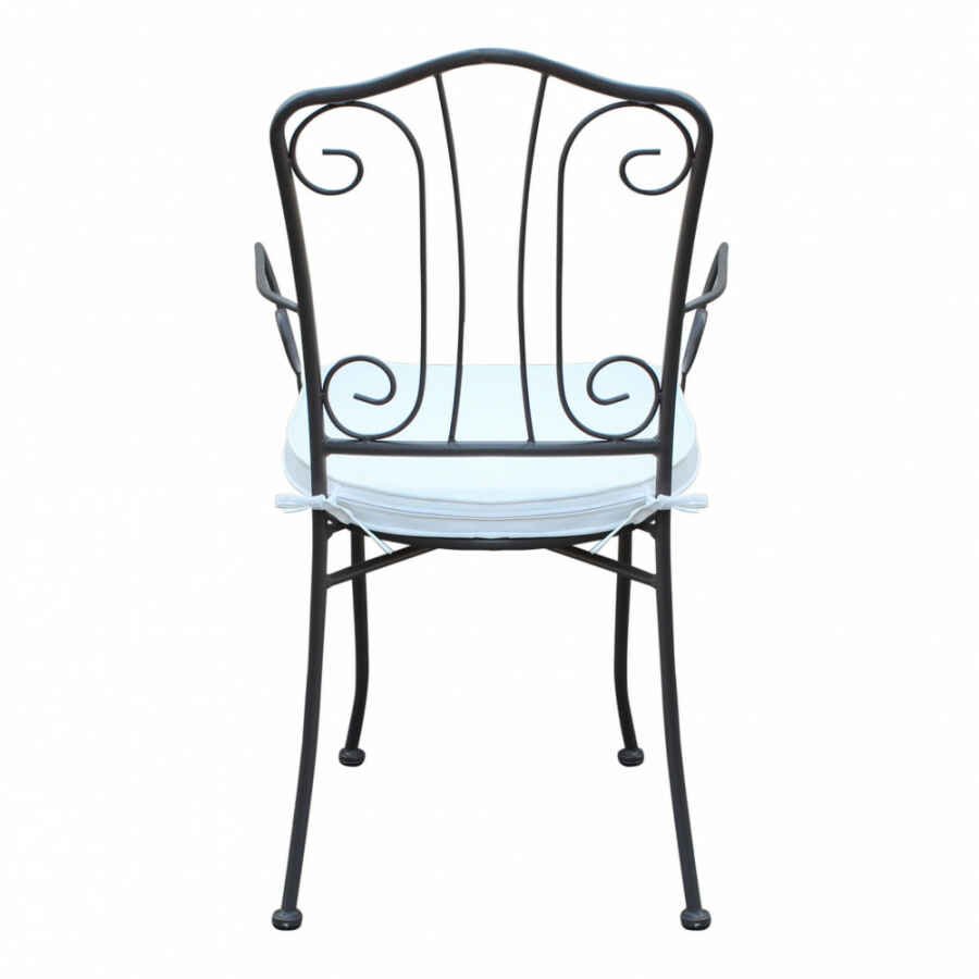 Poltrona da Giardino con cuscino in Acciaio cm 53x55x90 – NEVIL