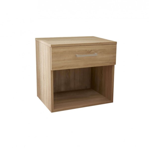 Comodino un cassetto e un vano in Truciolare cm 44,4x33x43,5 – JAY