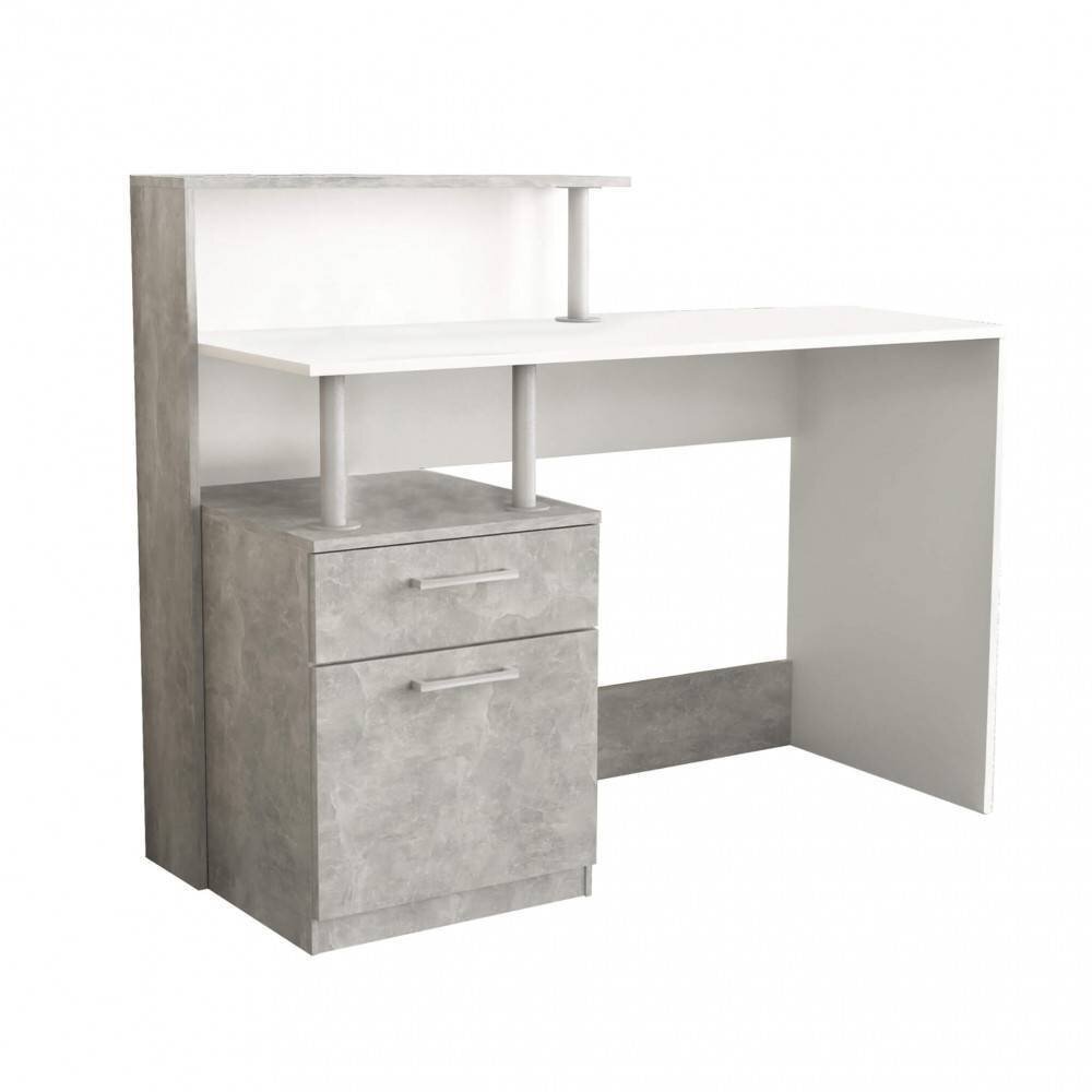 Scrivania Moderna effetto Legno in Truciolare cm 121,5x52x95 – GIB